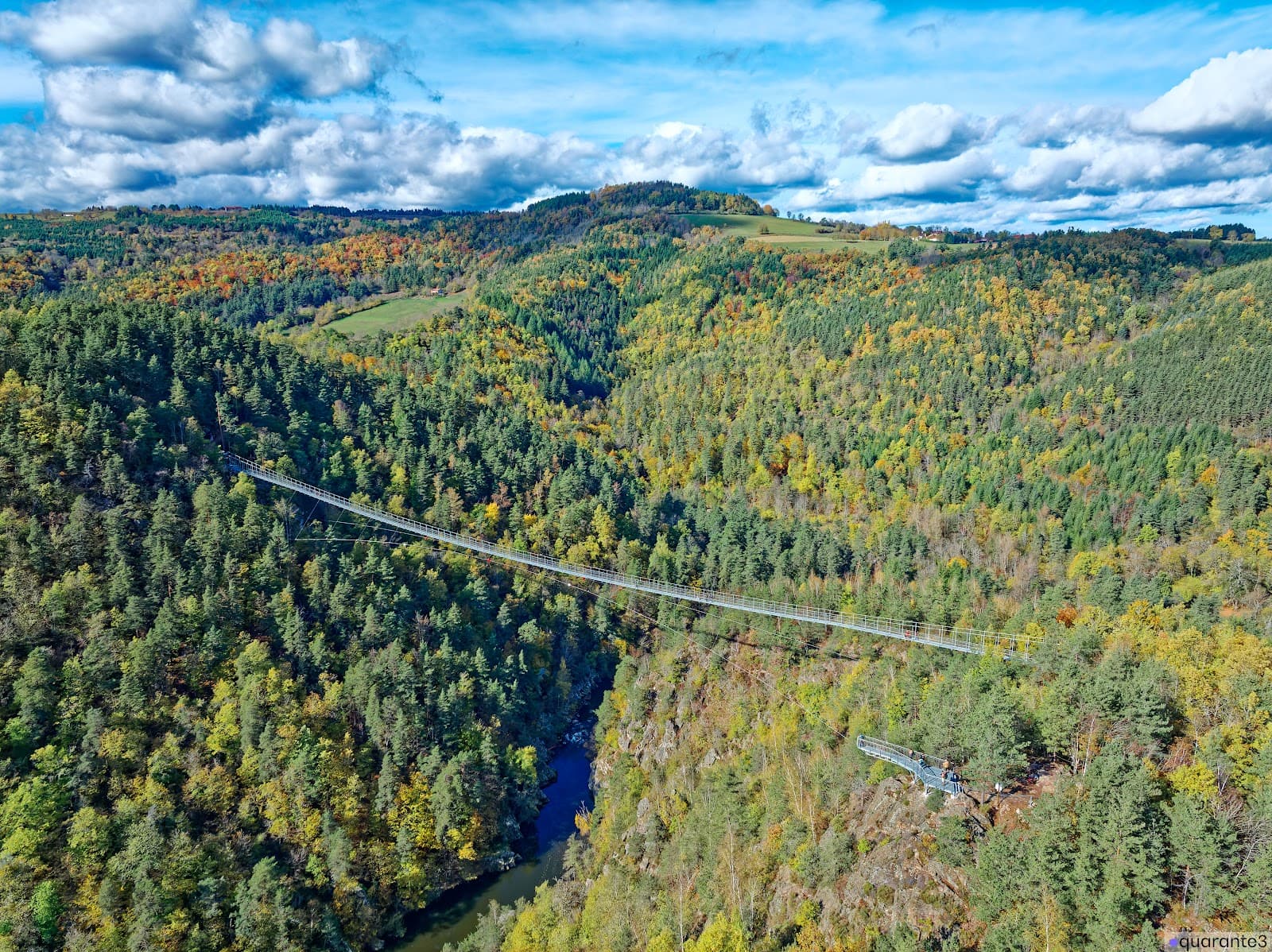 Passerelle des Gorges du Lignon